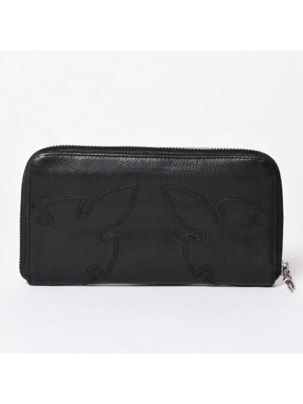 Chrome Hearts Rec Zip Double Flairnie Round Zip Wallet Destroy Dagger Zip 925